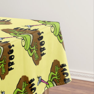 Toalha De Mesa Sapos governam desenho animado do sapo verde