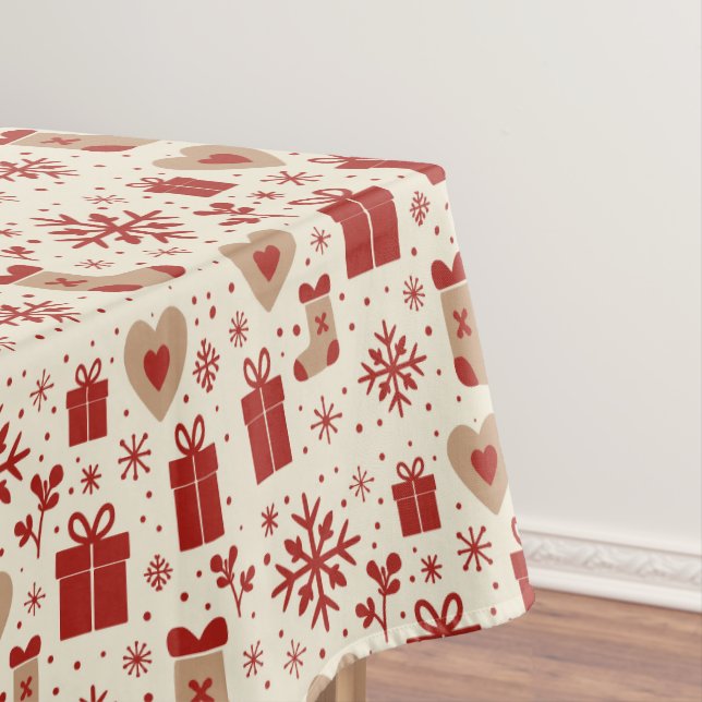 Toalha De Mesa Scandi Holiday Cheer (Posição Original)