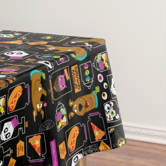 Toalha De Mesa Scooby-Doo | Padrão de Scooby-Doo Halloween (Posição Original)
