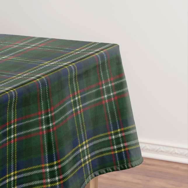 Toalha De Mesa Scott Green Modern Original Scottish Tartan (Posição Original)