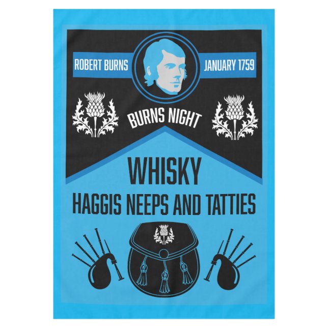Toalha De Mesa Scottish Burns Night Super (Frente)