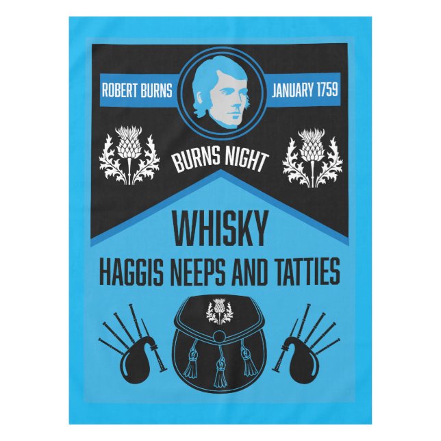 Toalha De Mesa Scottish Burns Night Super (Frente)
