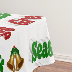 Toalha De Mesa Seasons Saudações Belos Natal