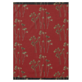 Toalha De Mesa Seed Pods on a Tablecloth