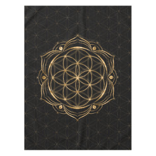 Toalha De Mesa Sementes da vida em Lotus - Geometria sagrada
