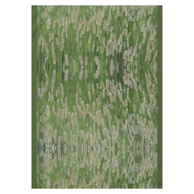 Toalha De Mesa Sementes De Grãos Verdes Altas (Frente)