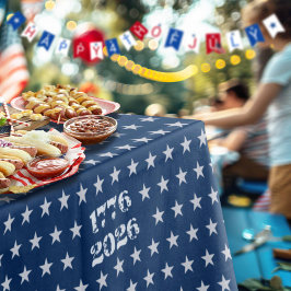 Toalha De Mesa Semiquincentennial Spangled Stars 1776 2026