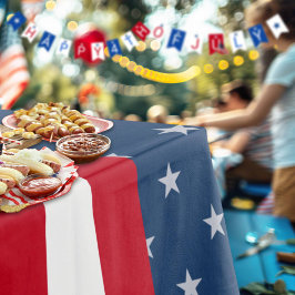 Toalha De Mesa Semiquincentennial Stars & Stripes Celebration