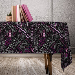 Toalha De Mesa Sensibilização para o Cancer de mama Cloud ID261