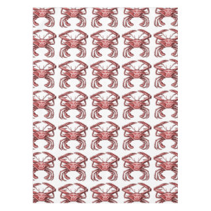 Toalha De Mesa Sentinel Crab, Red Tablecloth