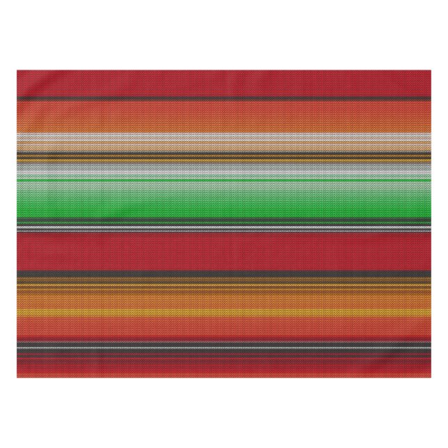 Toalha De Mesa Serape mexicana nº 6 (Frente (Horizontal))