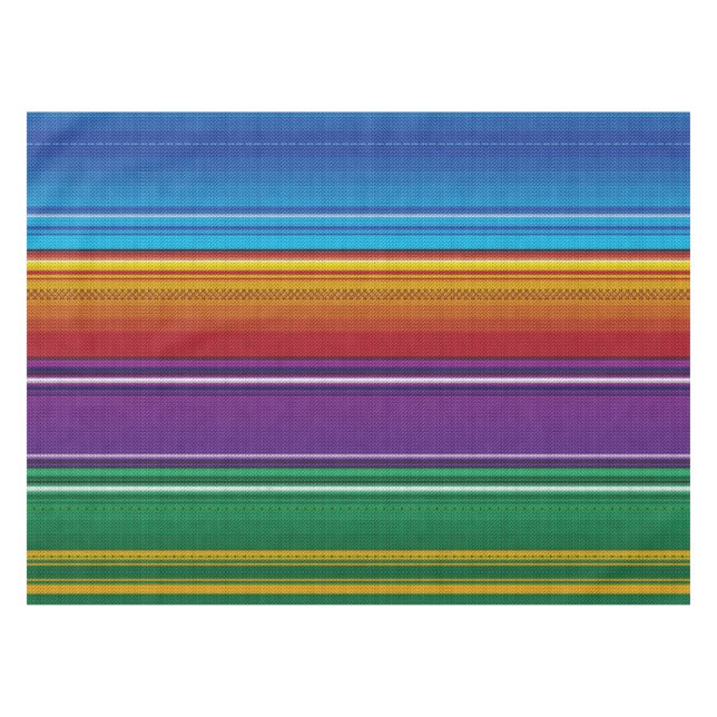 Toalha De Mesa Serape mexicano #3 (Frente (Horizontal))