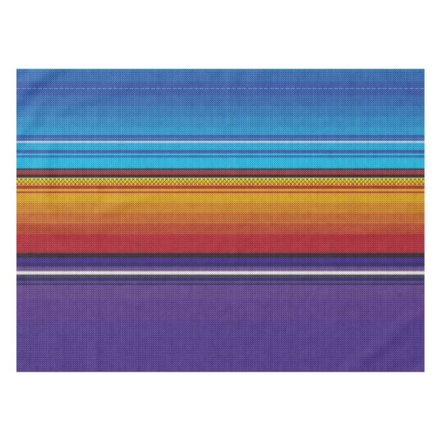 Toalha De Mesa Serape mexicano #4 (Frente (Horizontal))