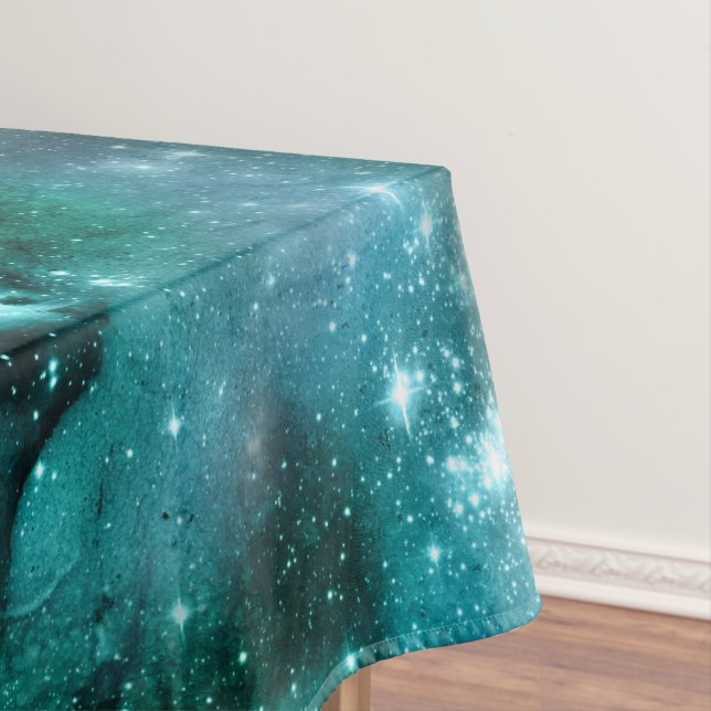 Toalha De Mesa Série Galáxia Azul Design 6  (Posição Original)