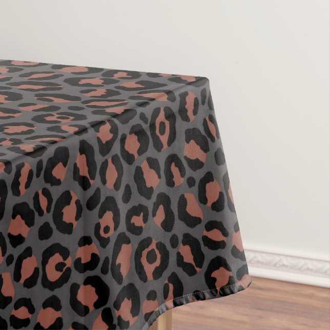 Toalha De Mesa Série Leopardo Clássica Design 2 (Posição Original)