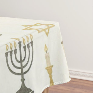 Toalha De Mesa Shabbat Shalom, Judaica Estética Rústica de Casa d
