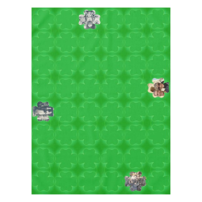 Toalha De Mesa Shamrock Frames 4 Fotos (Frente)