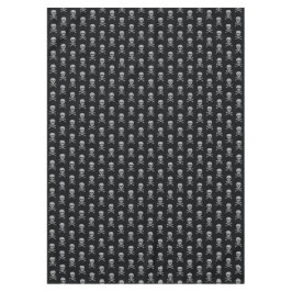 Toalha De Mesa Silver Skull e Crossbones Halloween
