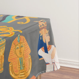 Toalha De Mesa Símbolo de Padrão Antigo Egípcio Hieróglifo