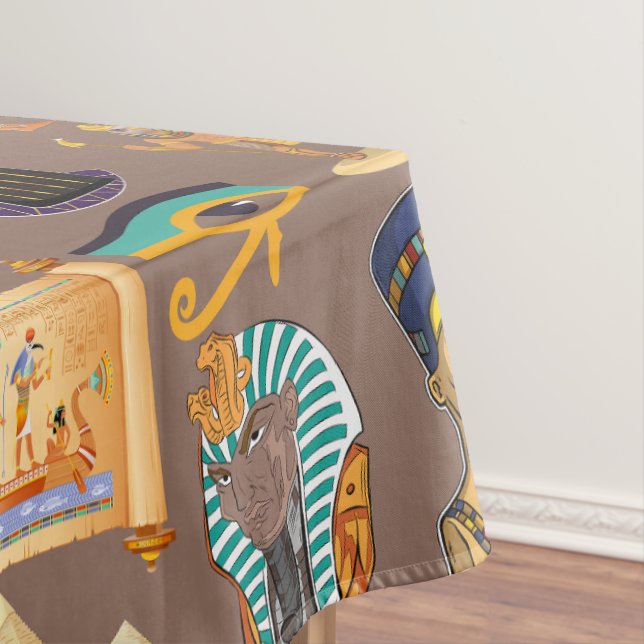 Toalha De Mesa Símbolo de Padrão Hieroglífico do Antigo Egito (Posição Original)