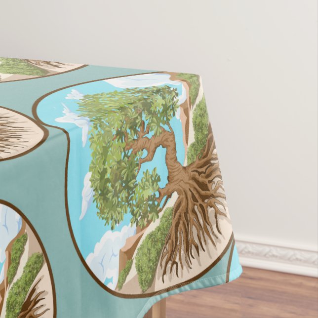 Toalha De Mesa Símbolo de paz da oliveira em terra livre na Pales (Posição Original)