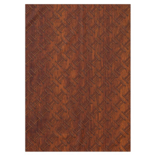 Toalha De Mesa Símbolo Gemini em Brown Mahogany como impressão