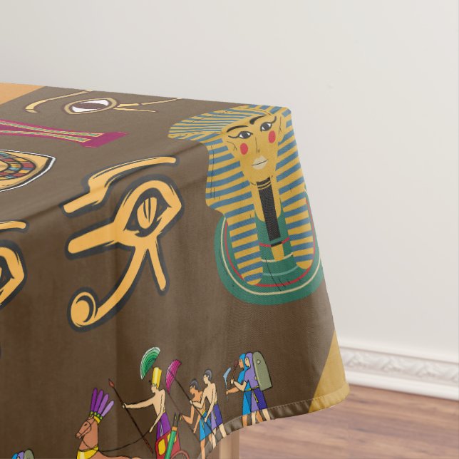 Toalha De Mesa Símbolo Hieroglífico Antiguo Egípcio - Padrão (Posição Original)