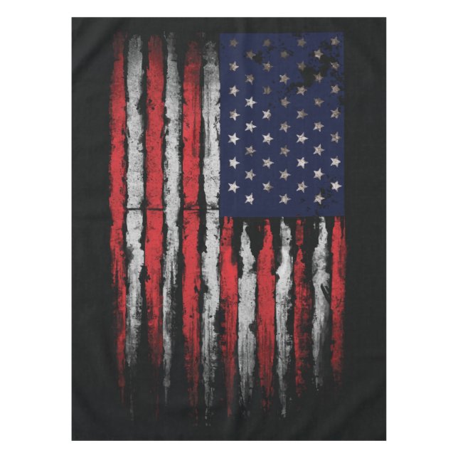 Toalha De Mesa Sinalizador Grunge U.S.A (Frente)