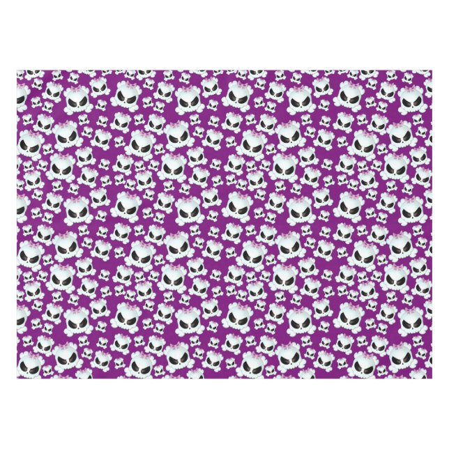 Toalha De Mesa Skullz feminino (Frente (Horizontal))