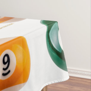 Toalha De Mesa SlipperyJoe 69 piscina mesa duro duas bolas de bil