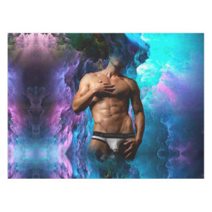 Toalha De Mesa SlipperyJoe's cueca masculina musculosa protuberân