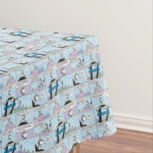Toalha De Mesa Snoopy e Amigos   Ir Caminhando