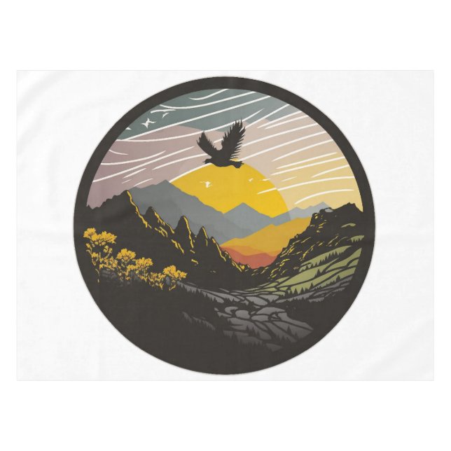 Toalha De Mesa Snowdonia (Frente (Horizontal))