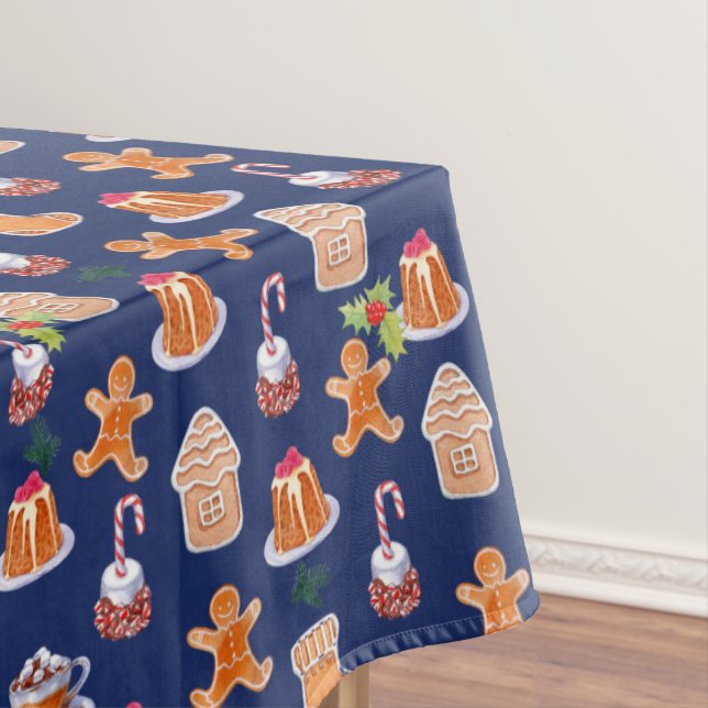 Toalha De Mesa Sobremesas de Natal (Posição Original)