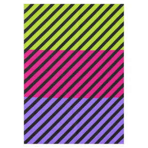 Toalha De Mesa SOMENTE padrão COR e faixas pretas + seu backgr.