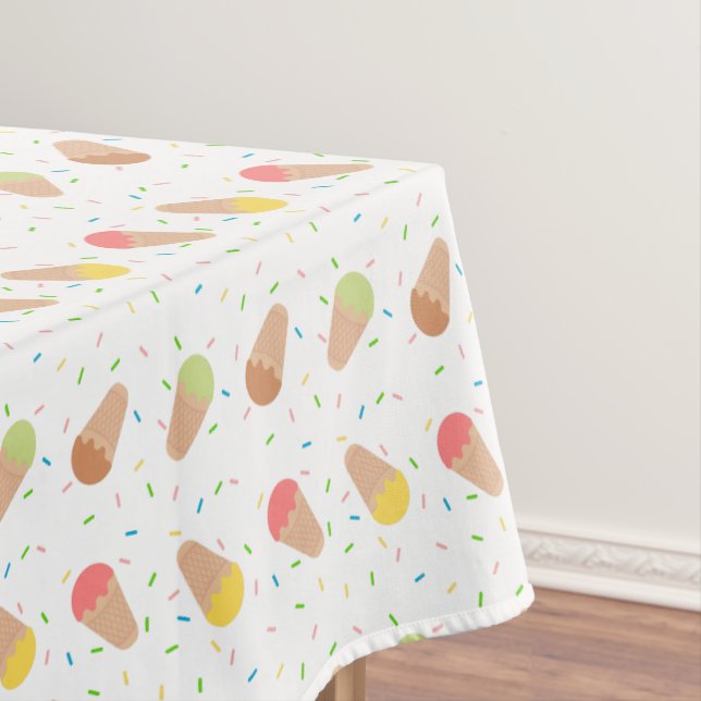 Toalha De Mesa Sorvetes e borrachas (Posição Original)