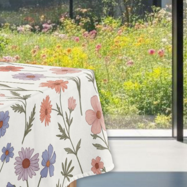 Toalha De Mesa  Spring Floral Tablecloth - Wildflower Printed  (Criador carregado)