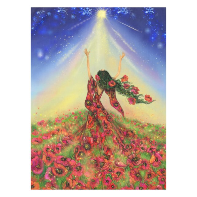 Toalha de Mesa Spring Lady (Frente)