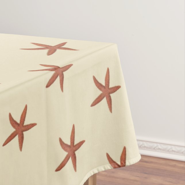 Toalha De Mesa Starfish - Sherman Denton Fish Lithograph (Posição Original)
