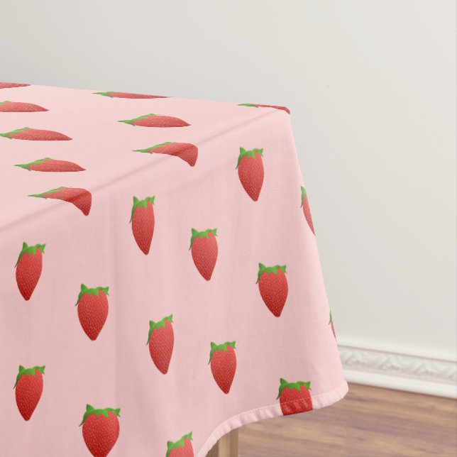 Toalha De Mesa Strawberry Pattern (Posição Original)