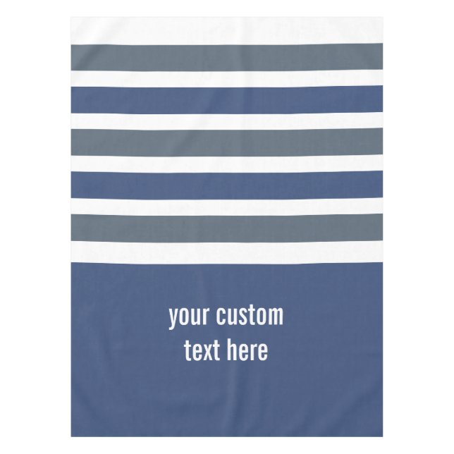 Toalha De Mesa Stripes Padrões mesas personalizadas (Frente)