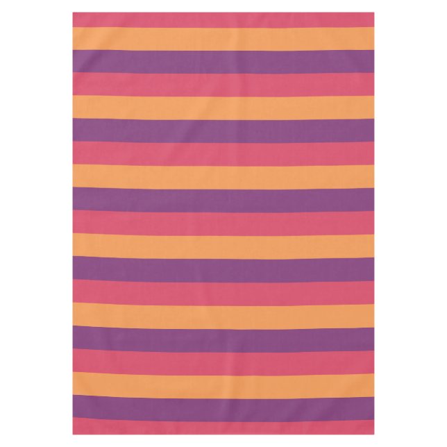 Toalha De Mesa Stripes Padrões mesas personalizadas (Frente)