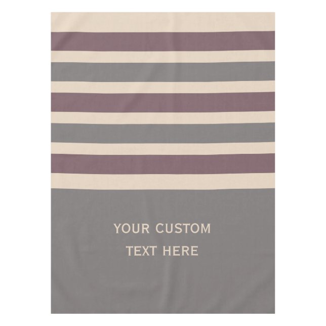 Toalha De Mesa Stripes Padrões mesas personalizadas (Frente)