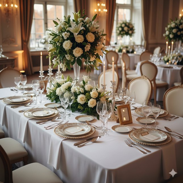 Toalha De Mesa Sua Design na Tablecloth Branca de 52"x70" (Criador carregado)