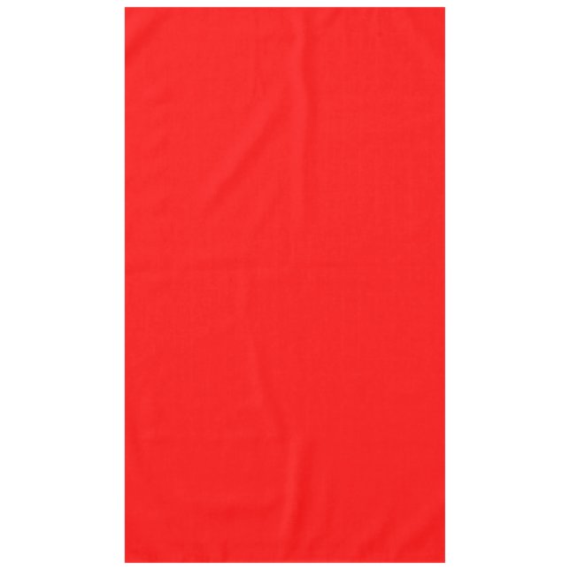 Toalha De Mesa Sua Design no Tablecloth Vermelho 60"x104" (Frente)