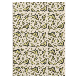 Toalha De Mesa Sudoeste Amarelo Borboletas Suavizáveis Média