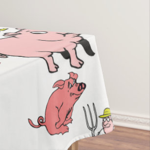 Toalha De Mesa Suínos de Tablecloth