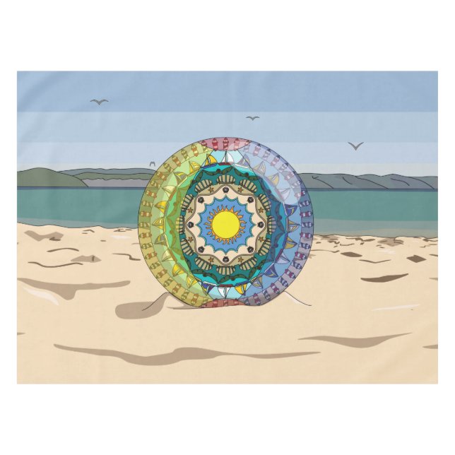 Toalha De Mesa Summer Sunshine Tablecloth (Frente (Horizontal))