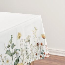 Toalha De Mesa Summer Wildflower Field Tablecloth