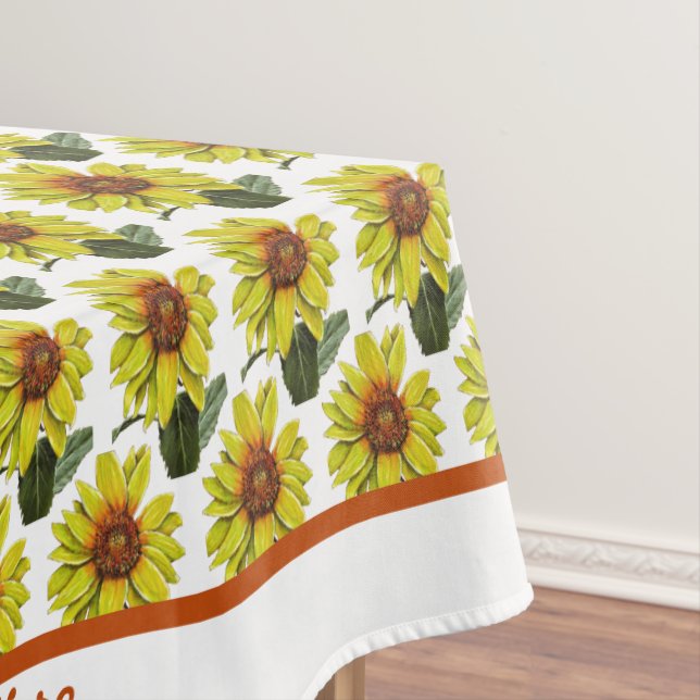 Toalha De Mesa Sunflower Tablecloth (Posição Original)